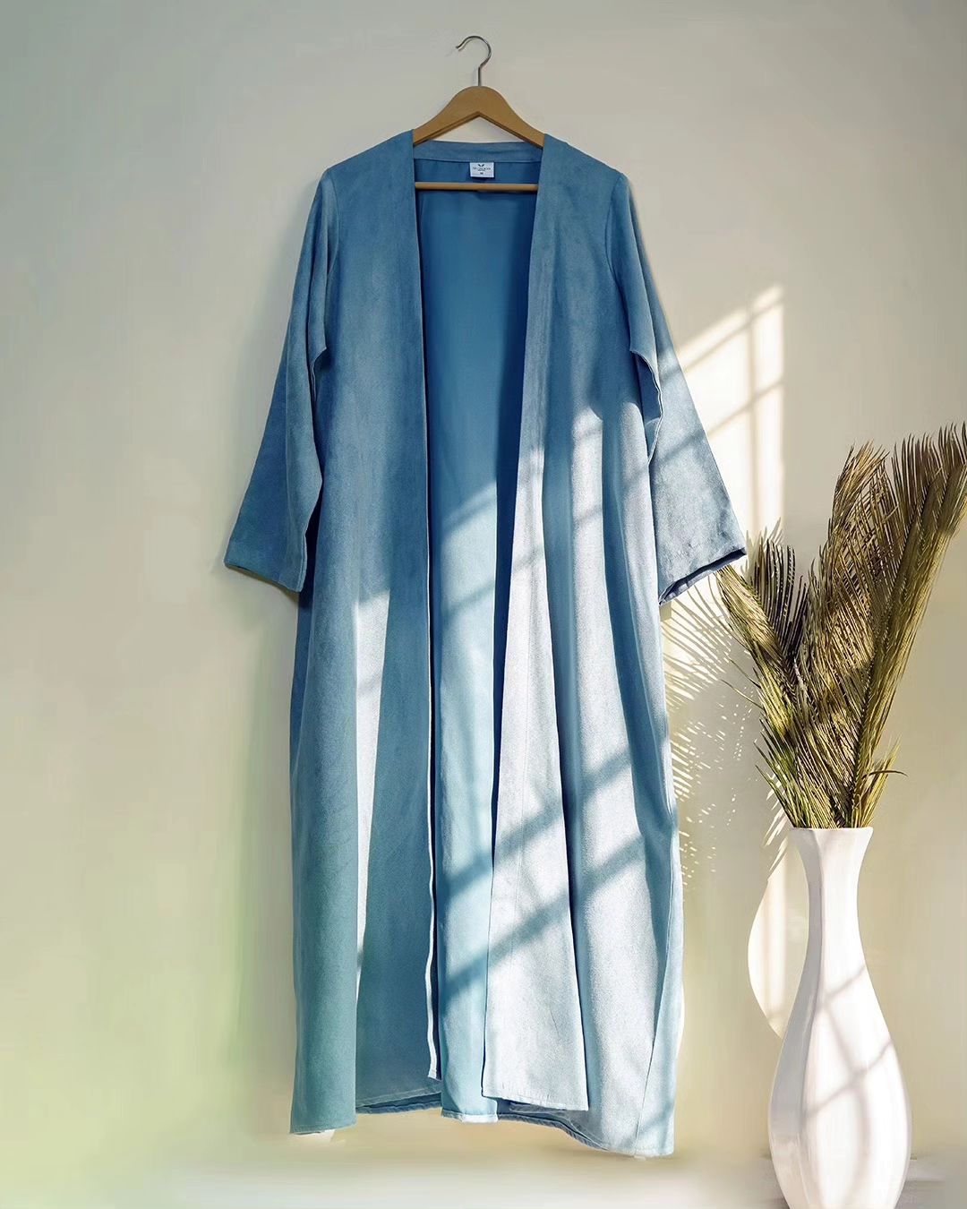 Ice Blue Abaya Coat