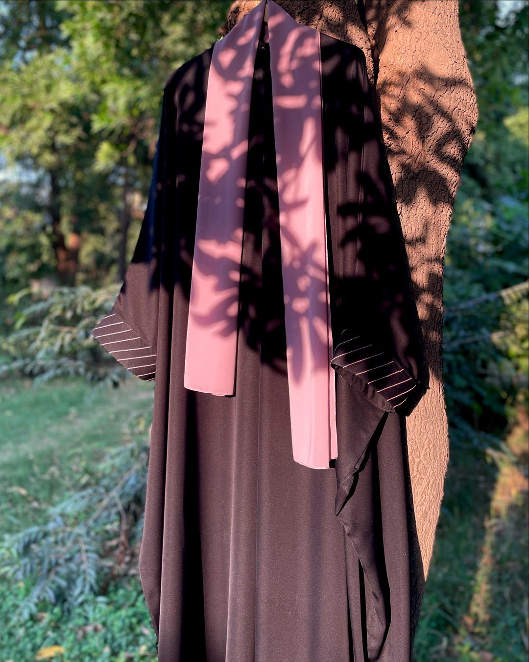 Black Everyday Butterfly Kaftan Abaya