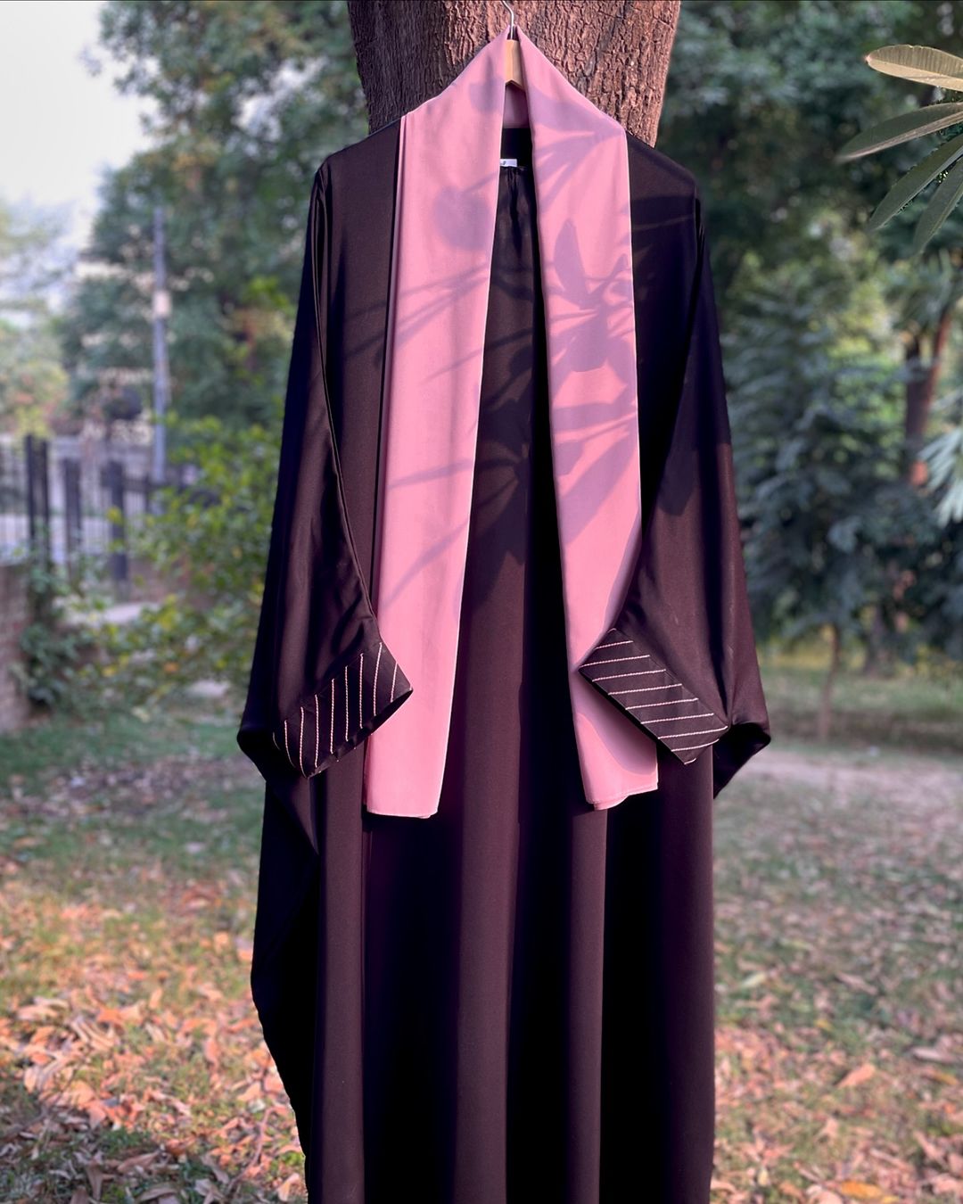 Black Everyday Butterfly Kaftan Abaya