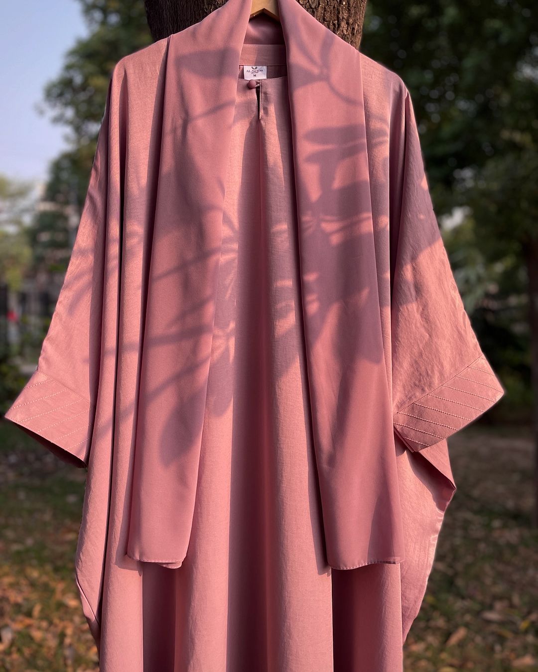 Dusty Mauve Everyday Butterfly Kaftan Abaya