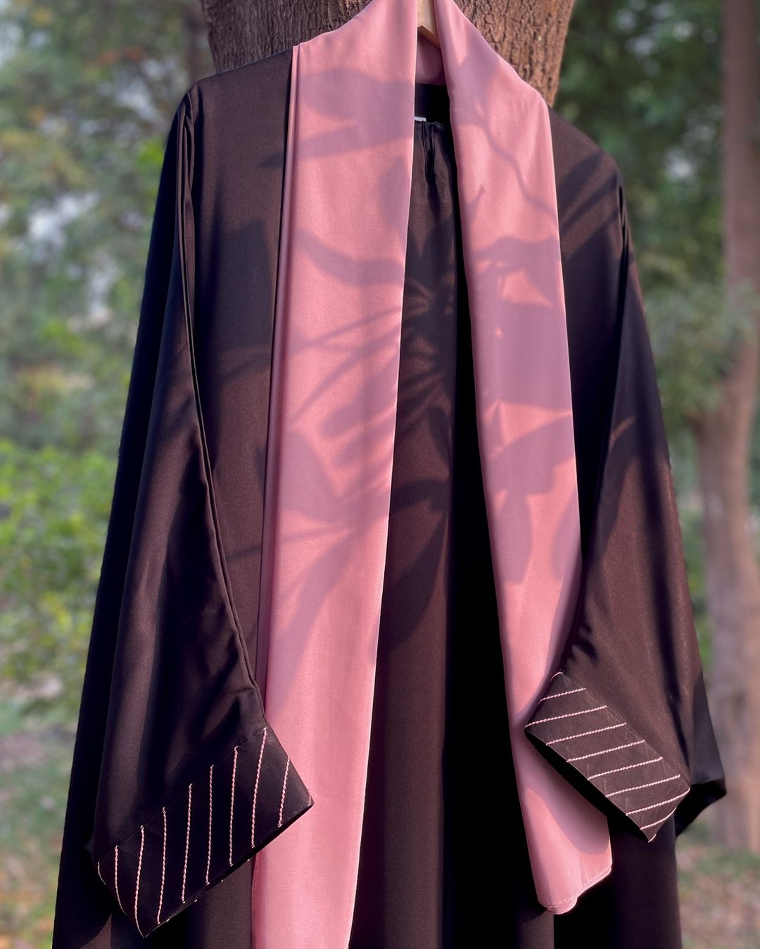 Black Everyday Butterfly Kaftan Abaya