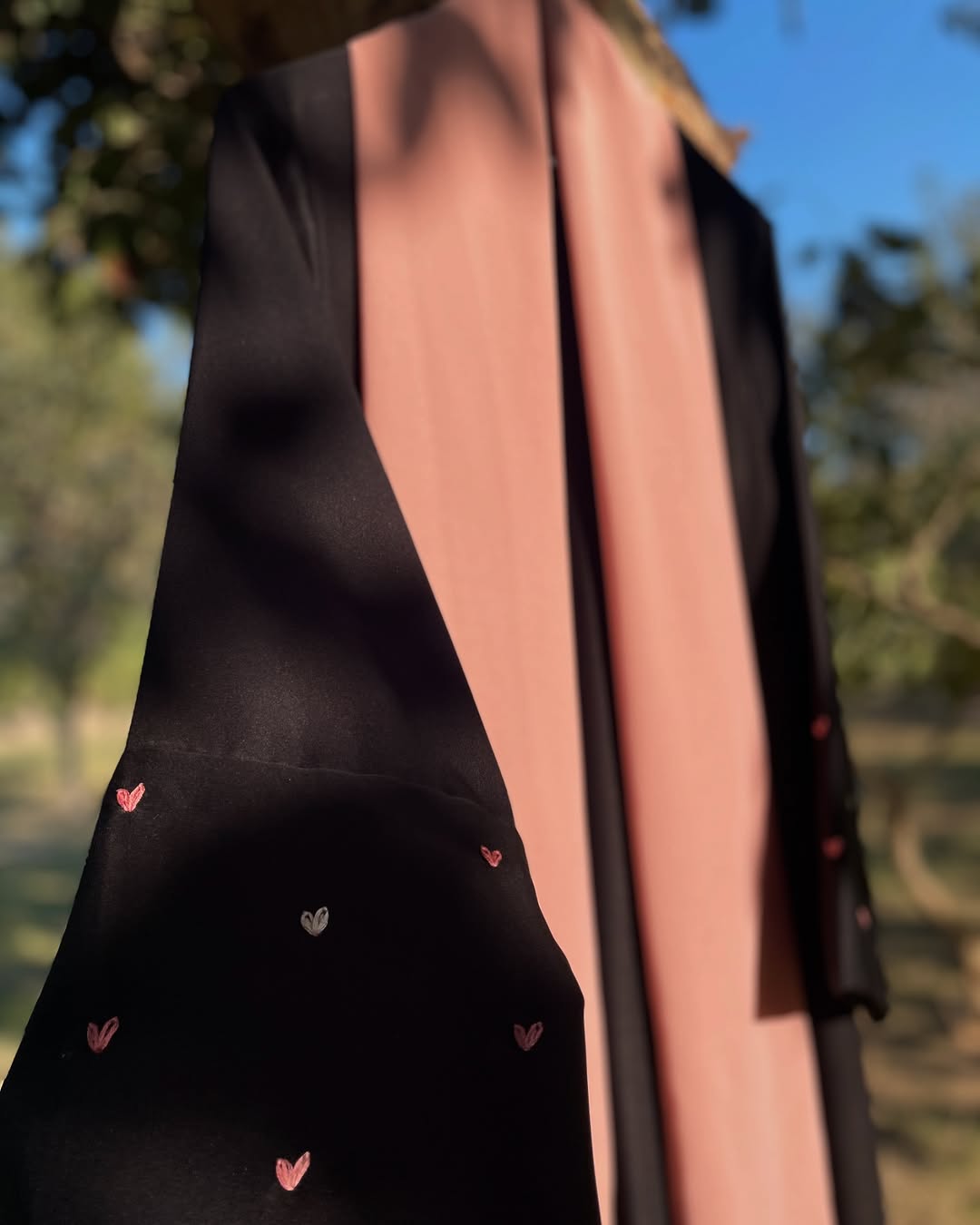 Heart Embroidered Abaya