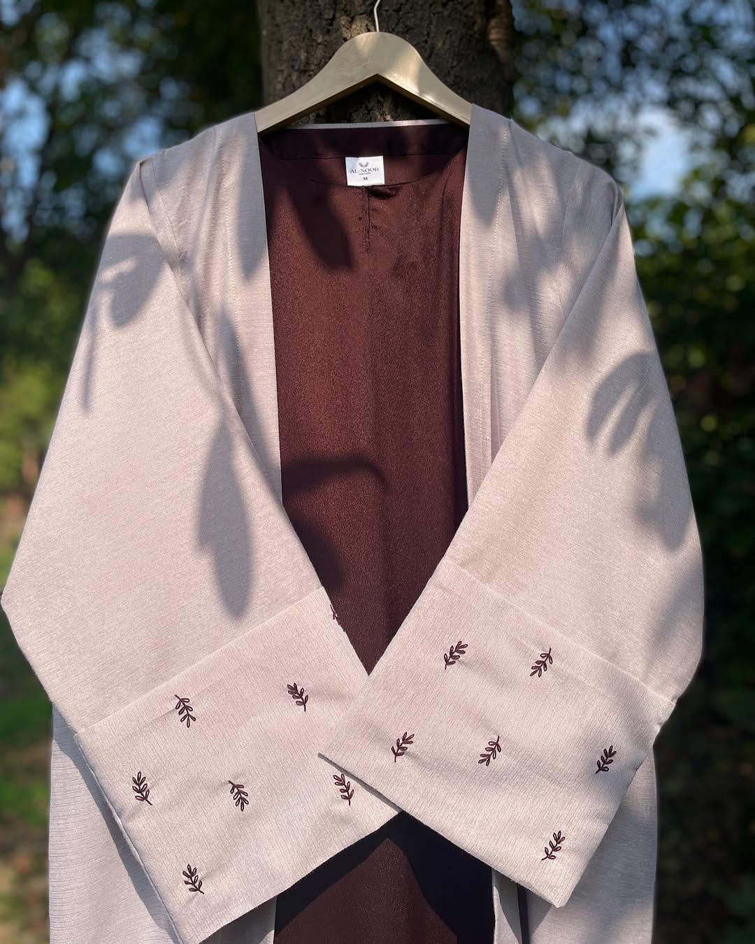 Grayish Beige Brown Abaya