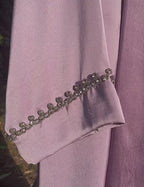 Lilac Crystal Formal Abaya