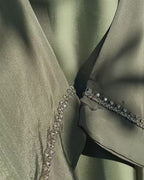 Green Crystal Formal Abaya